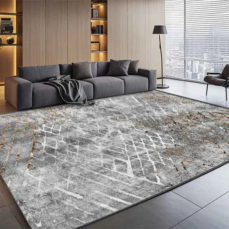 Modern Light Luxury Abstract Rug for Living Room