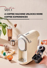 220V 19Bar 600ml 3in1 Nespresso Capsule Espresso Maker Fully Automatic Portable Office Small Home Italian Capsule Coffee Machine Julia M LifeStyles