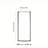 1PCS Creative Square Glass Transparent Cold Drink Large Capacity Iced Coffee Milk Tea Drinking Cup Red Wine Glass Coffee Cup Julia M Home & Kitchen