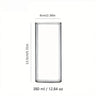 1PCS Creative Square Glass Transparent Cold Drink Large Capacity Iced Coffee Milk Tea Drinking Cup Red Wine Glass Coffee Cup Julia M Home & Kitchen