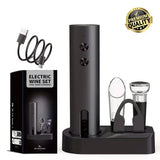 Rechargeable Electric Wine Opener Set - Julia M LifeStyles