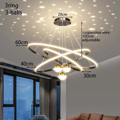 Starry Sky Ceiling Pendant Lamp