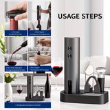 Rechargeable Electric Wine Opener Set - Julia M LifeStyles