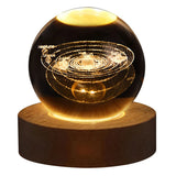 Unique 3D Crystal Ball Lamp with Galaxy and Planetary Projections USB Night Light for Cozy Atmosphere plasma ball Julia M LifeStyles