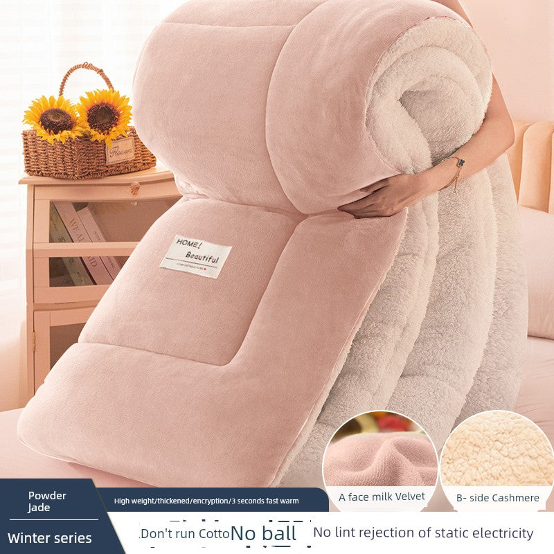 Pretty Elf Cashmere Touch Winter Quilt - Plush Heattech Milk Fiber Duvet Insert Julia M LifeStyles