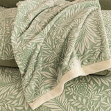 High-end Thickened Milk Fleece Carving Four-piece Skin-friendly Three-dimensional Jacquard Bedding Kit