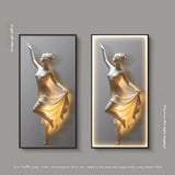 Lumière Entrance Wall Art | Illuminated Abstract Canvas