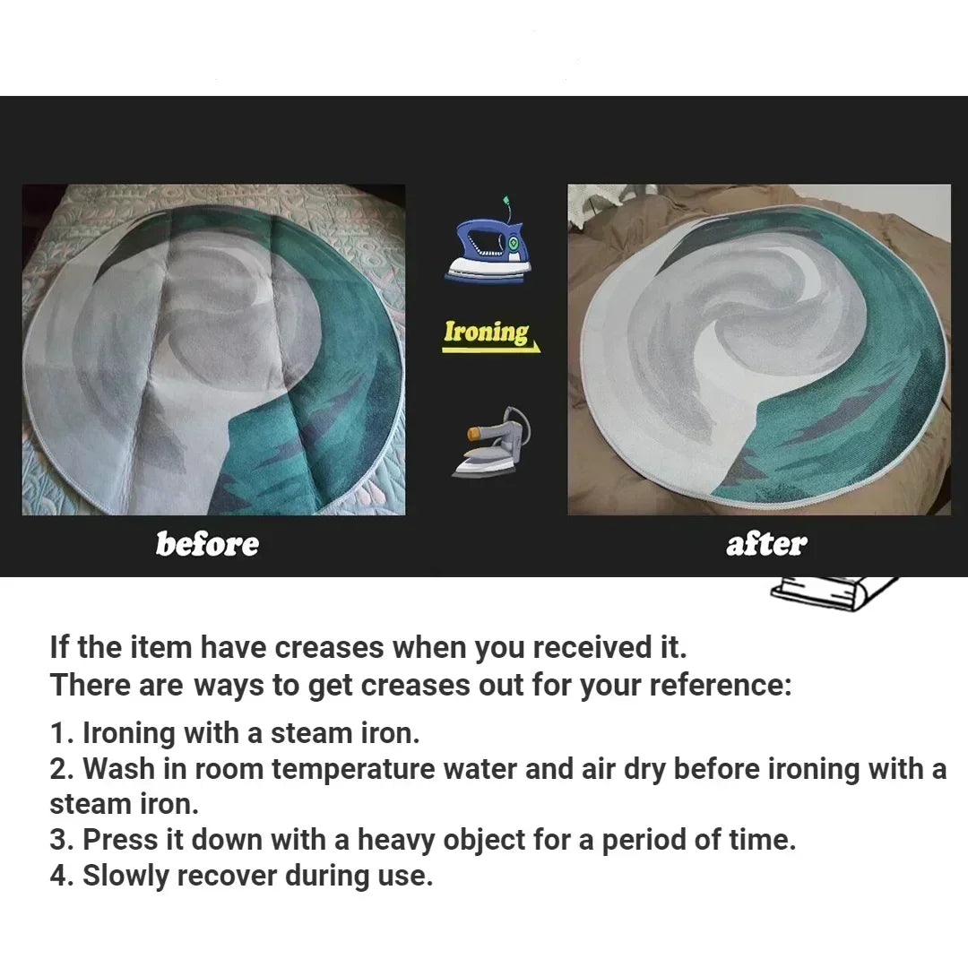 Modern Light Luxury Abstract Rug for Living Room