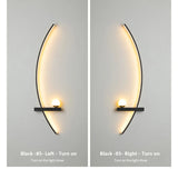 Modern LED Wall Lamp with Smart Remote Control for Bedroom and Living Room Julia M LifeStyles