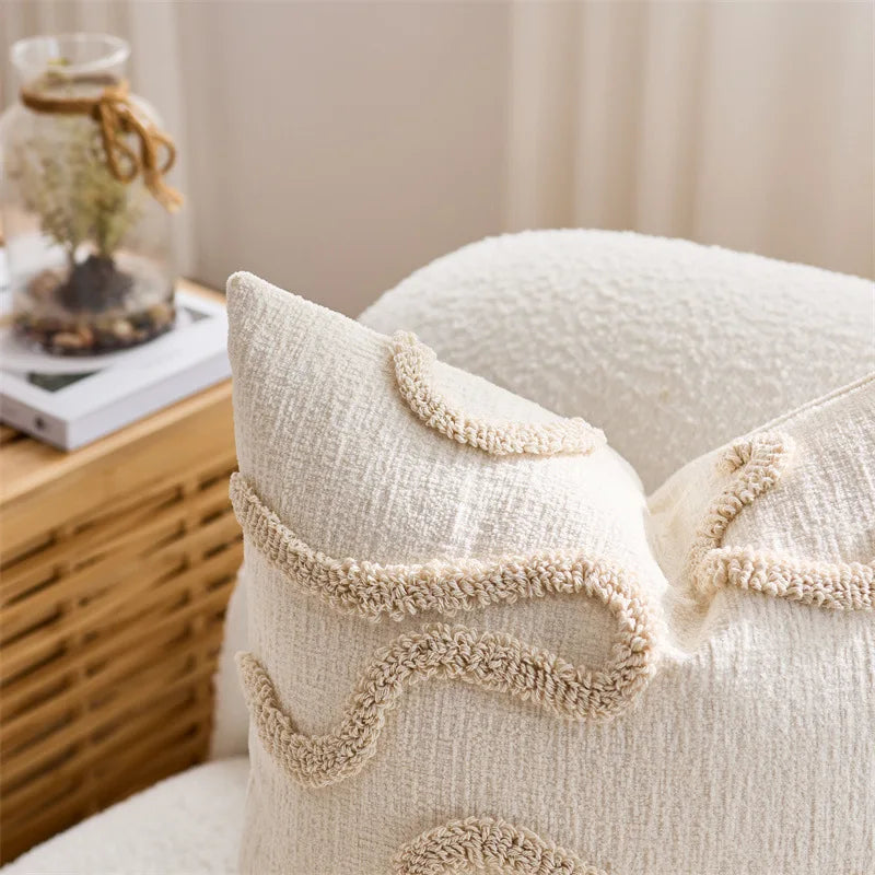 Ultra Soft Chenille Bow Pillow Cover for Stylish Home Decor Julia M LifeStyles