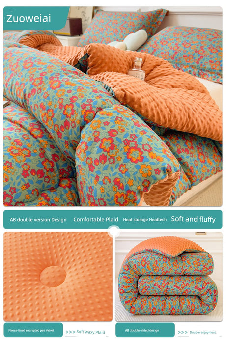 Quilt Thickened Heattech Adult Integrated Winter Quilt Spring and Autumn Duvet Insert All Year Round Neutral Machine Washable Julia M LifeStyles