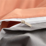 Reversible Brushed Cotton Duvet Cover Set with Pillowcases in Multiple Sizes