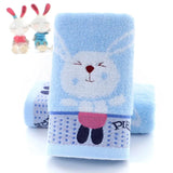 Pure Cotton Cartoon Baby Face Towel - Soft & Absorbent 50x25cm