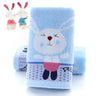 Pure Cotton Cartoon Baby Face Towel - Soft & Absorbent 50x25cm
