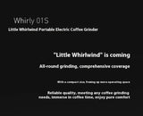 TIMEMORE Whirly 01s Electric Coffee Grinder 42mm Core Grinding Hand Brewed Coffee Bean Automatic Grinder Portable Grinders Gifts Julia M Home & Kitchen