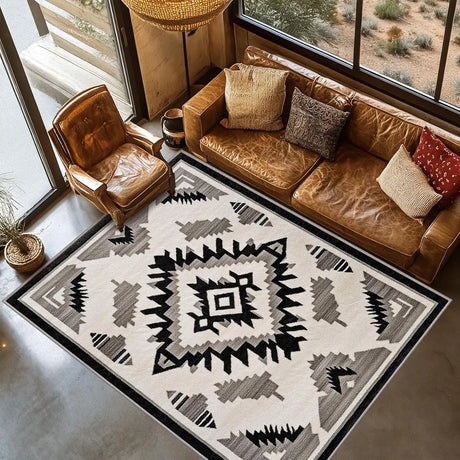 Bohemian Stain Resistant Bathroom Floor - Julia M LifeStyles