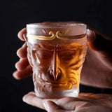 Playful Monkey Crystal Glass Kung Fu Tea Mug