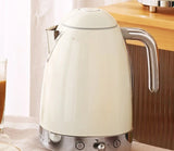 Smeg50's Retro 7-cup Electric Kettle European standard Italian  G retro electric kettle to make tea at 7 temperatures for home gifts Julia M LifeStyles