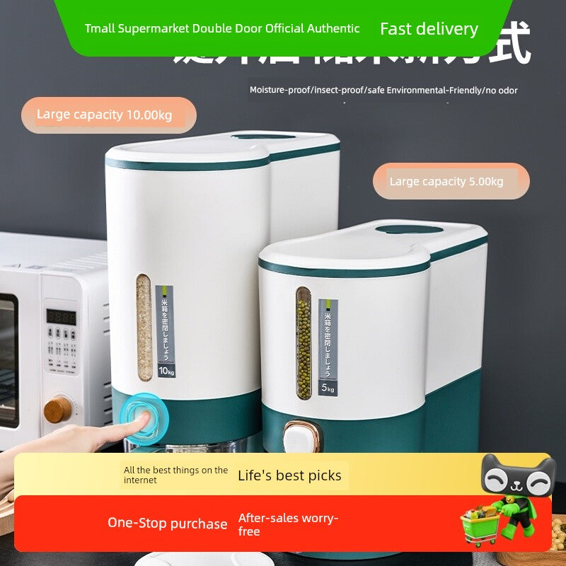 Luxurious Seal & Dispense Rice Storage Bucket Julia M LifeStyles