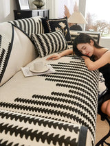 Scandinavian Chenille Non-Slip Sofa Cover - Julia M LifeStyles