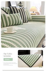 Scandinavian Chenille Non-Slip Sofa Cover Julia M Home & Kitchen