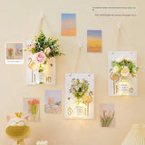 Scandinavian Style Hand-Painted Artificial Flower Wall Decor by Julia M - Julia M LifeStyles