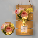 Scandinavian Style Hand - Painted Artificial Flower Wall Decor by Julia M - Julia M LifeStyles