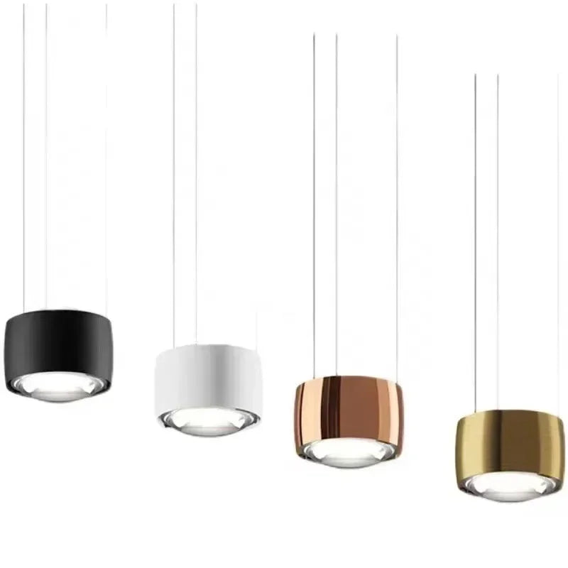 Minimalist Led Hanging Lights for Bedside Gold White Dining Room Kitchen Island Pendant lamp Home Decorative Metal Luster