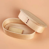Lunch Box Picnic Japanese Bento for School Kids Dinnerware Set Round Square