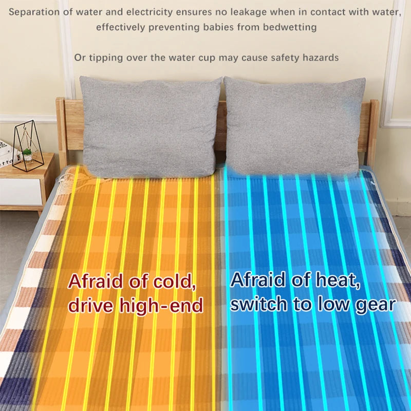 Smart Electric Heating Blanket with Automatic Thermostat