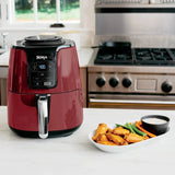 Ninja 4Qt Air Fryer, Nonstick Basket with Crisper Plate, 1550 Watts, White Julia M LifeStyles
