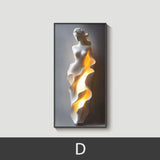 Lumière Entrance Wall Art | Illuminated Abstract Canvas