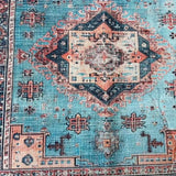 Moroccan Retro Style Bathroom and Living Room Floor Mat