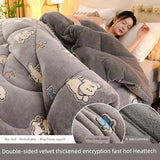 Pretty Elf Cashmere Touch Winter Quilt - Plush Heattech Milk Fiber Duvet Insert Julia M LifeStyles