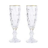 170ml Luxurious Crystal Champagne Glasses Transparent Thickened Retro Cocktail Glass Red Wine Goblet Wedding Party Accessories Julia M LifeStyles