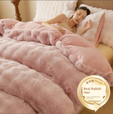 Antarctic People Luxe Winter Lambskin Quilt - Thickened Milk Fiber Duvet for Ultimate Comfort Julia M Home & Kitchen