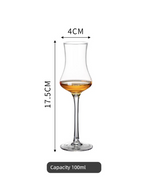 Elegant Japanese Tulip Whiskey Tasting Glass - 51ml-100ml