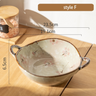 Japanese Ceramic Serving Bowl with Handle