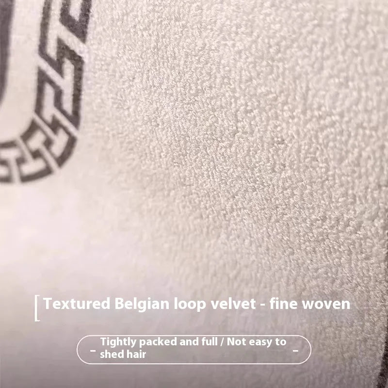 Cream Style Modern Arc-shaped Carpet - Julia M LifeStyles