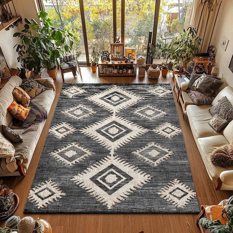 Retro Light Luxury Home Bathroom Floor Mat