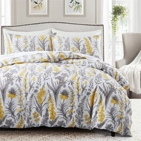 Boho White Paisley Floral Duvet Cover Twin Bohemian Exotic Flower Bedding Set Reversible Red Comforter Cover for Girl Women Room Julia M LifeStyles