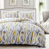 Boho White Paisley Floral Duvet Cover Twin Bohemian Exotic Flower Bedding Set Reversible Red Comforter Cover for Girl Women Room Julia M LifeStyles