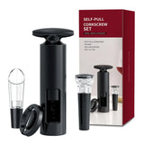 4-in-1 Luxury Electric Wine Opener Set with Stopper and Pourer Julia M Home & Kitchen