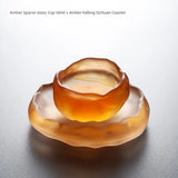 Elegant Frosted Japanese Glass Tea Cup – Single Serve Delight Julia M Home & Kitchen