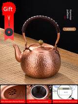 Handmade Outdoor Stove for Making Tea Copper Pot