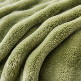 Cozy Coral Fleece Rabbit Fur Blanket for Sofa & Bedroom Julia M LifeStyles