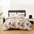 Boho White Paisley Floral Duvet Cover Twin Bohemian Exotic Flower Bedding Set Reversible Red Comforter Cover for Girl Women Room Julia M LifeStyles