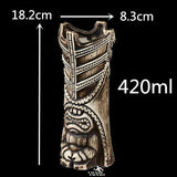 450ml Ceramic Tiki Cocktail Mug Creative Porcelain Beer Wine Mug Cup Bar Tool Julia M Home & Kitchen