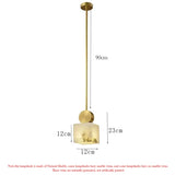 Nordic Marble+ Copper Pendant Lights LED Hanging Lamp Fixtures Bedroom Bedside Dining Room Indoor Lighting Lustres Luminaires G9 Julia M LifeStyles
