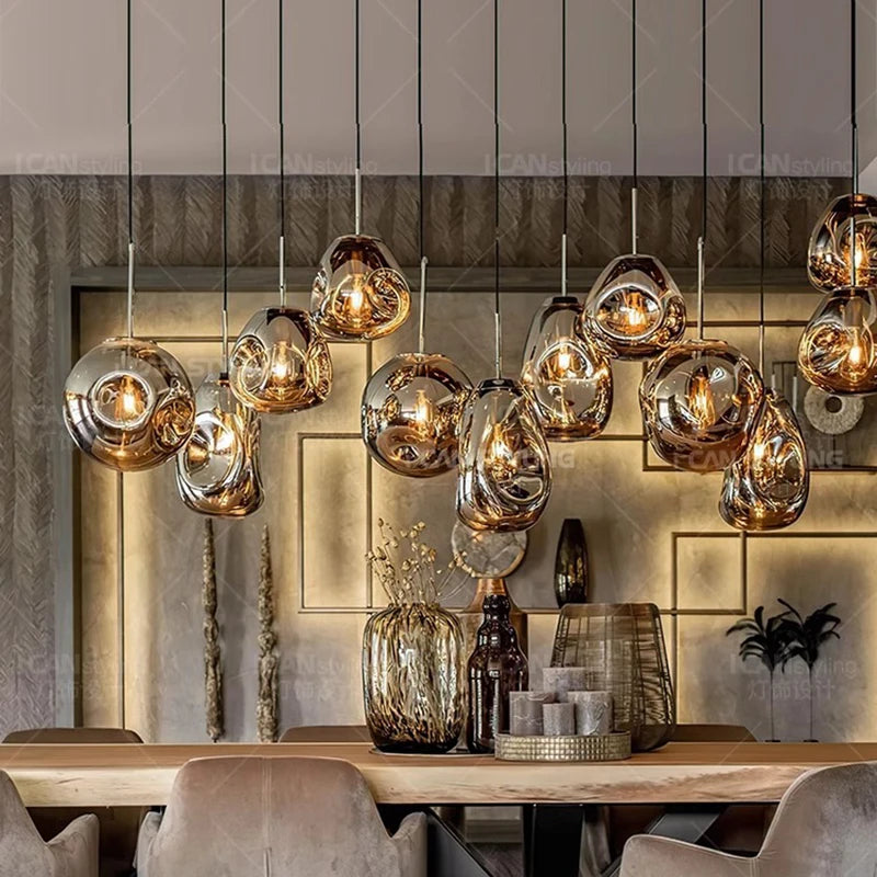 Modern Home Decor LED Lights Pendant Light Lamps for Living Room Chandeliers for Bedroom Hanging Light Indoor Lighting